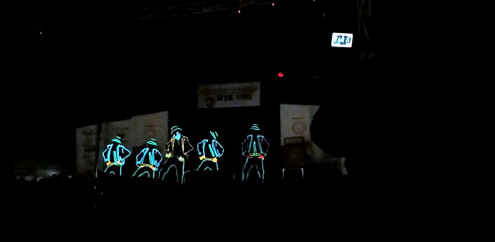 MJ Style LED Tron dance show