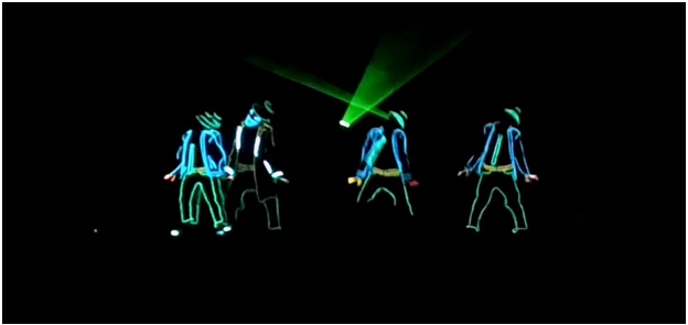 LED tron dance crew glowdiators